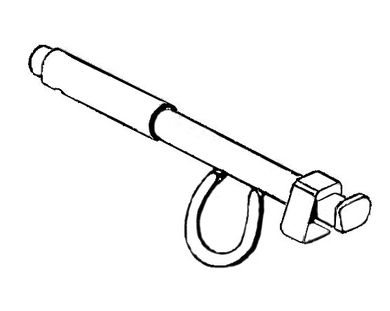 K-Bar Latch Left Rec. No Band